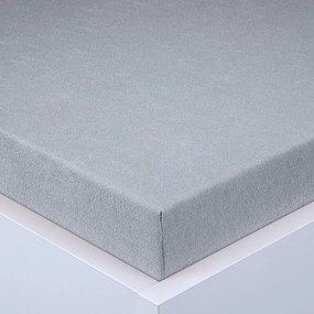 Cearşaf cu elastic frotir EXCLUSIVE gri 180 x 200 cm