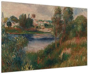 Tablou - Auguste Renoir, Landscape at Vetheuil, reproducere (90x60 cm)