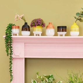 Vază Sass &amp; Belle Bohemian Home Mojave, alb - negru