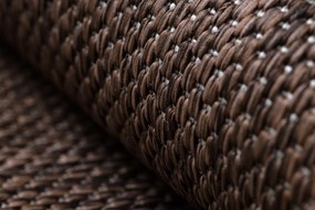 Covor SISAL SION A5165A Melanj țesute plate maro