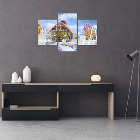 Tablou - Căsuță de turtă dulce (90x60 cm)
