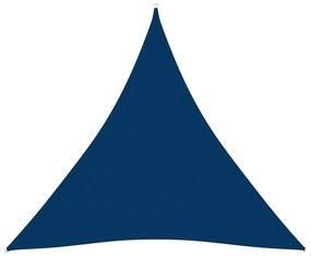 Parasolar, albastru, 5x6x6 m, tesatura oxford, triunghiular Albastru, 5 x 6 x 6 m