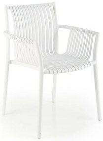 Scaun de bucaterie Lamar, alb