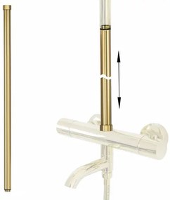 Prelungire coloana dus auriu periat Rea 60 cm