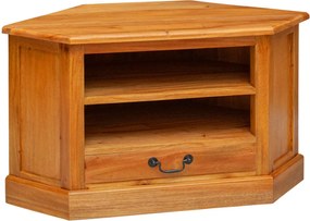 vidaXL DulapdecolțpentruTV natural 79 x 40 x 46 cm Lemn masiv de mahon