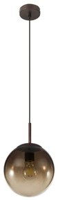 Lustra / Pendul modern 20cm VARUS maro/chihlimbar