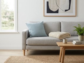 Husa de perna muselin MUSSARI 45x45 cm, albastru deschis
