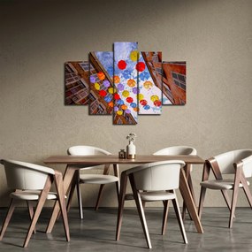 Tablou - Umbrele colorate (150x105 cm)