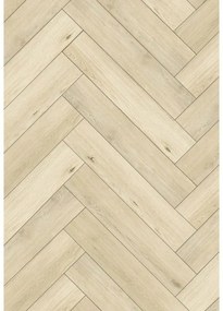 Mexen Calera probă panouri vinilice jodełka 635 x 127 mm SPC 6,5 mm, substrat IPEX 1,5 mm, 4 V-Fuga, Stejar - F1168-S