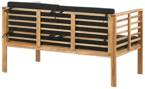 Set canapele pentru grădină Palisades (lemne deschis). 1011606