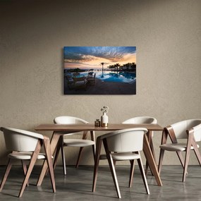 Tablou - Stațiune la mare (90x60 cm)