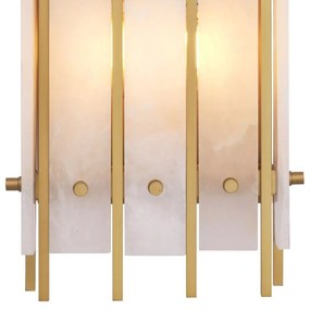 Aplica perete LUX Sparks L, alama antic/ alabastru