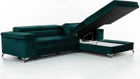 Colțar lemn masiv Extensibil Rita 280x205cm Ladă Depozitare Personalizabil - 33, Colțul în dreapta