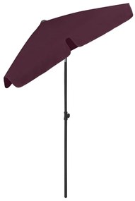 Umbrela de plaja, rosu bordo, 180x120 cm Rosu bordo, 180 x 120 cm
