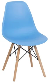 Scaune de plastic pentru bucatarie BUC 232P bleu