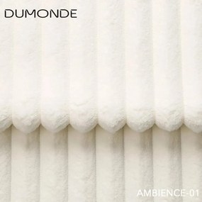 Colțar extensibil dumonde cu ladă de depozitare si sezut confortabil din spuma high-density, Gloria Ambience Ivory II 320x183 cm