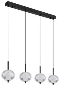 Lustră LED pe cablu Globo 16042-4H AIDA 4xLED/5,75W/230V 3000K/4500K/6500K