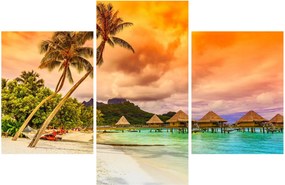 Tablou - Insula Bora Bora (90x60 cm)