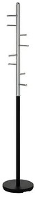 Cuier Ferro negru/crom H173 cm