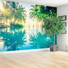 Fototapet Palms Pool