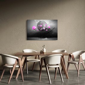 Tabloul cu bile roz (90x60 cm)