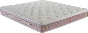 Saltea memory 140x200 VISCO LUX, alb/roz