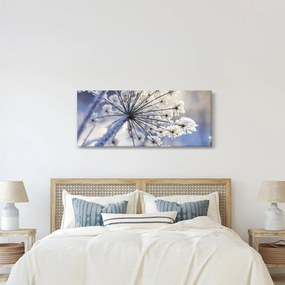 Tablou - Flori înghețate (120x50 cm)
