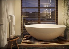 Baterie cada de pardoseala, Hansgrohe Metropol, fara ventil, bronz periat, 32532140