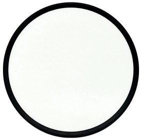Plafonieră LED 32 W, 230 V, 3000/4000/6500 K, Ø 40 cm, neagră