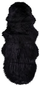 Covor tip traversă negru sintetic 60x180 cm – House Nordic