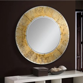 Oglinda decorativa AURORA ROUND 100cm, auriu SV-593375