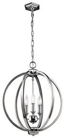 Lustră pe lanț Feiss FE-CORINNE-3P-M CORINNE 3xE14/60W/230V