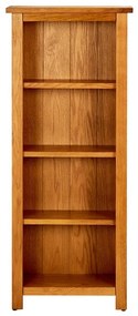 Biblioteca cu 4 rafturi, 45x22x110 cm, lemn masiv de stejar 1, 45 x 22 x 110 cm