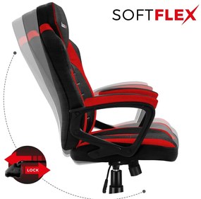 Fotoliu gaming Fusion 2.5 (negru + roșu). 1087465