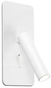 Aplica cu reader LED incastrabila stil minimalist SUAU alba