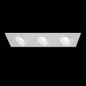 Corp incastrabil cu 3 spoturi directionabile Atom alb MY-DL024-2-03W