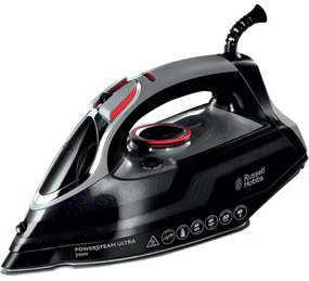 Fier de calcat Russell Hobbs Power Steam Ultra 20630-56, Placa ceramica, 3100 W, 0,35 l, 210 g/min, Negru