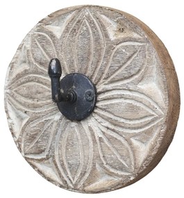 Cuier, din lemn reciclat si metal, pentru decor, Grimaud