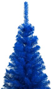 Set brad Craciun artificial LED-uri globuri albastru 180 cm PVC blue and rose, 180 x 90 cm, 1