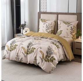 Lenjerie de pat din microfibra ORVILA bejă Dimensiune lenjerie de pat: 2 buc 70 x 90 cm | 200 x 220 cm