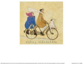 Imprimare de artă Sam Toft - Riding Sidesaddle