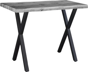 Masa de bar design industrial WILD 120cm, gri