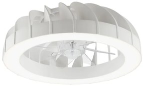 Ventilator LED RGBW de tavan cu lumină Brilliant FANORA LED/30W/230V + telecomandă
