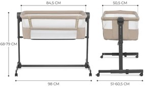 Pătuț pentru bebeluși KINDERKRAFT NESTE UP 2 bej