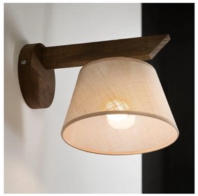 Aplică LED Brilagi ANTHONY 1xE14/40W/230V stejar nuc/bej