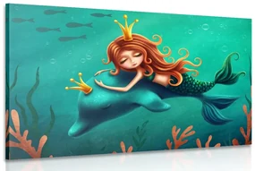 Tablou zâna de mare cu delfinul