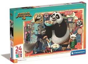 Kung Fu Panda Dumpling Time Puzzle maxi Clementoni de 24 piese