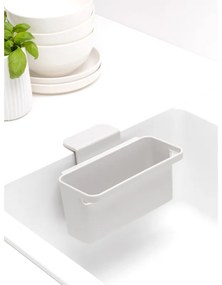Organizator pentru chiuveta Brabantia SinkSide 1003311, Fixare pe peretele chiuvetei, Fund perforat, Gri deschis