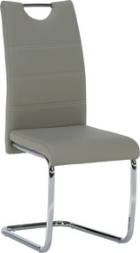 Scaun de bucătărie, gri deschis/cusătura deschisă, ABIRA NEW