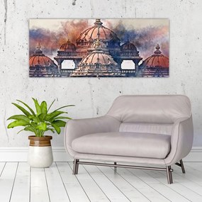 Tablou - Akshardham, New Delhi, India (120x50 cm)